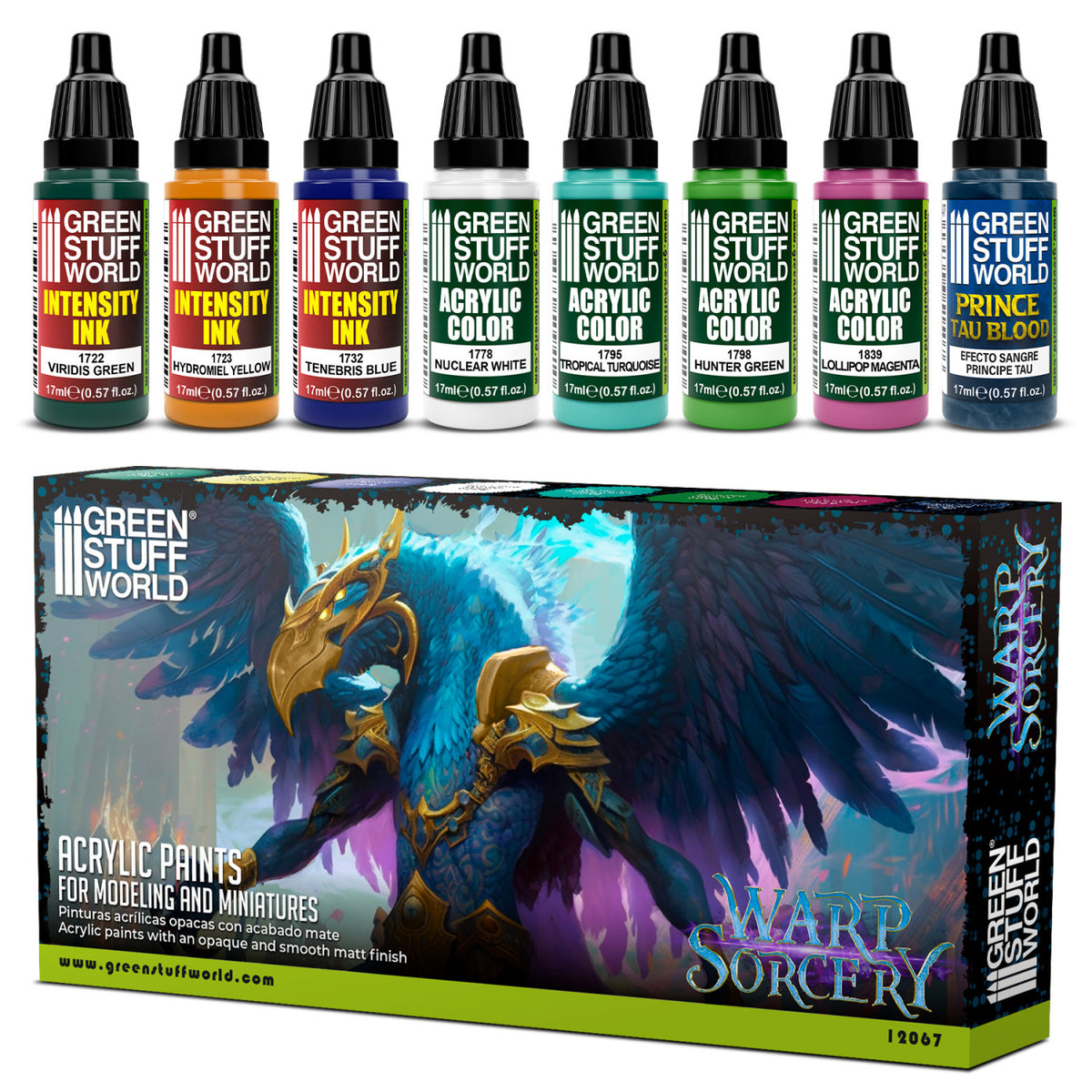 Paint Set - Warp Sorcery | set akrilnih boja za minijature