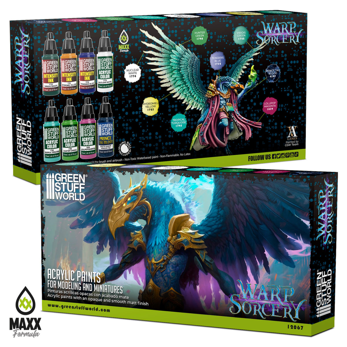 Paint Set - Warp Sorcery | Set Akrilnih Boja x8