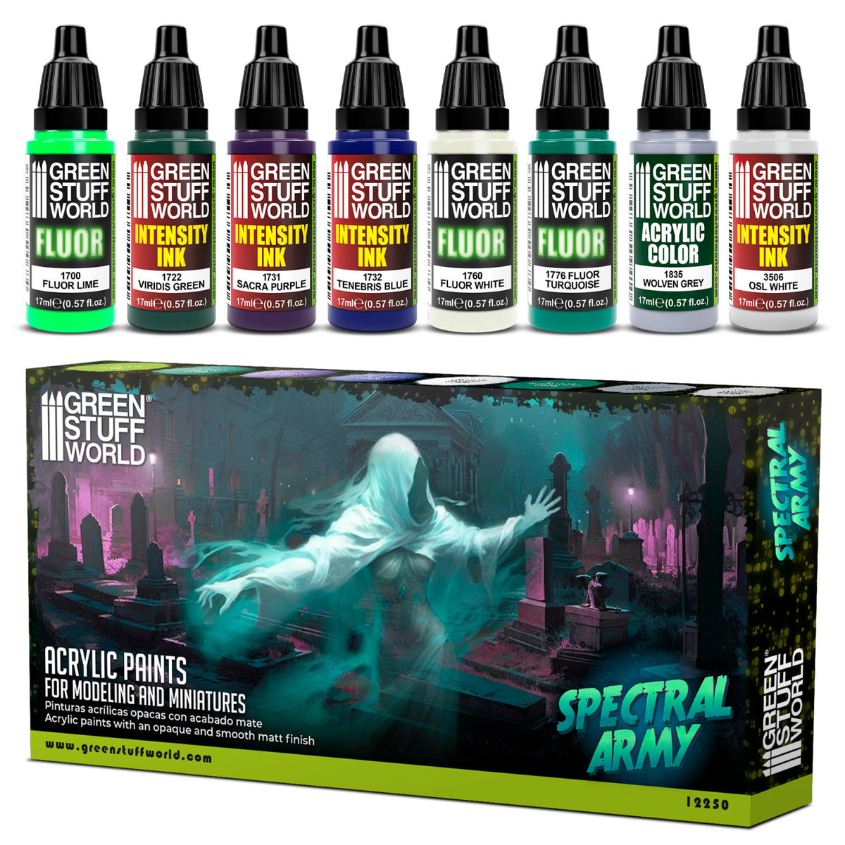 Paint Set - Spectral Army | set akrilnih boja za minijature