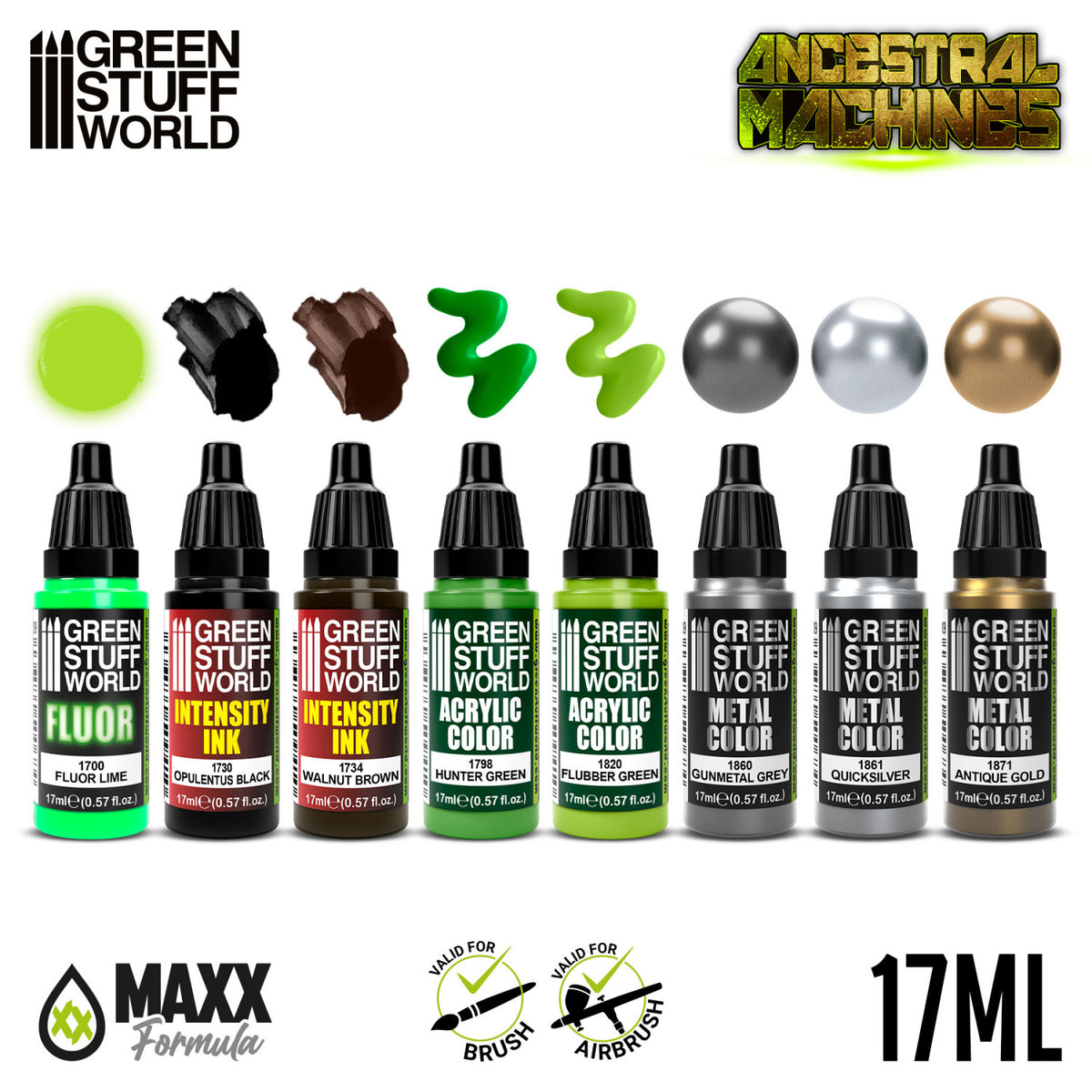 Paint Set - Ancestral Machines | Set Akrilnih Boja x8