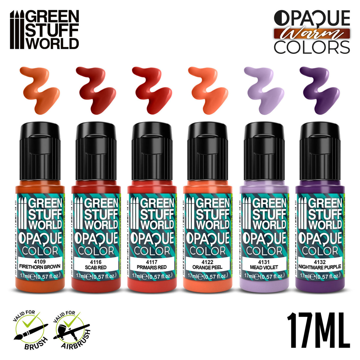 Opaque Paint Set - Warm Colours | Set Akrilnih Boja x6