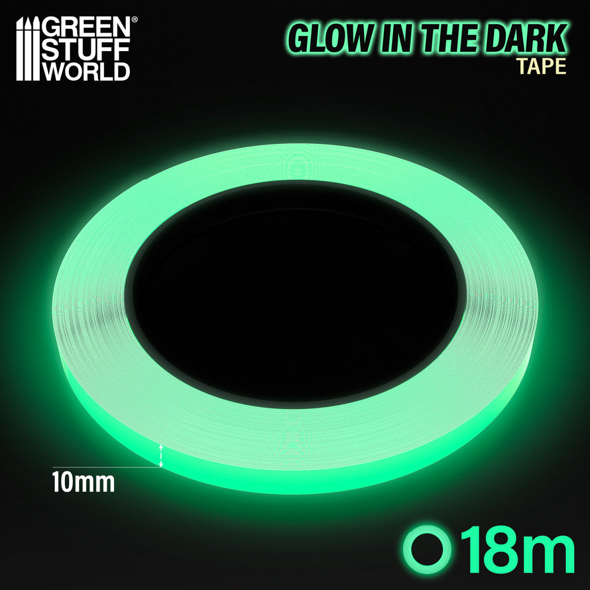 Glow in the dark tape 10mm - Traka koja svetli u mraku