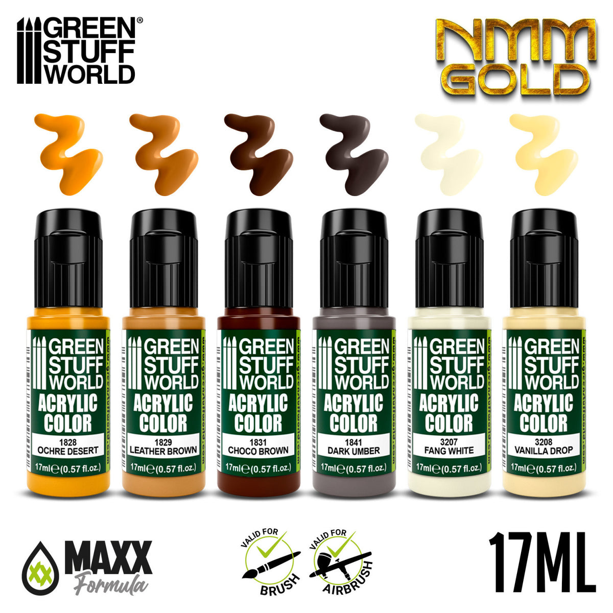 Paint Set - NMM Gold | Set Akrilnih Boja x6