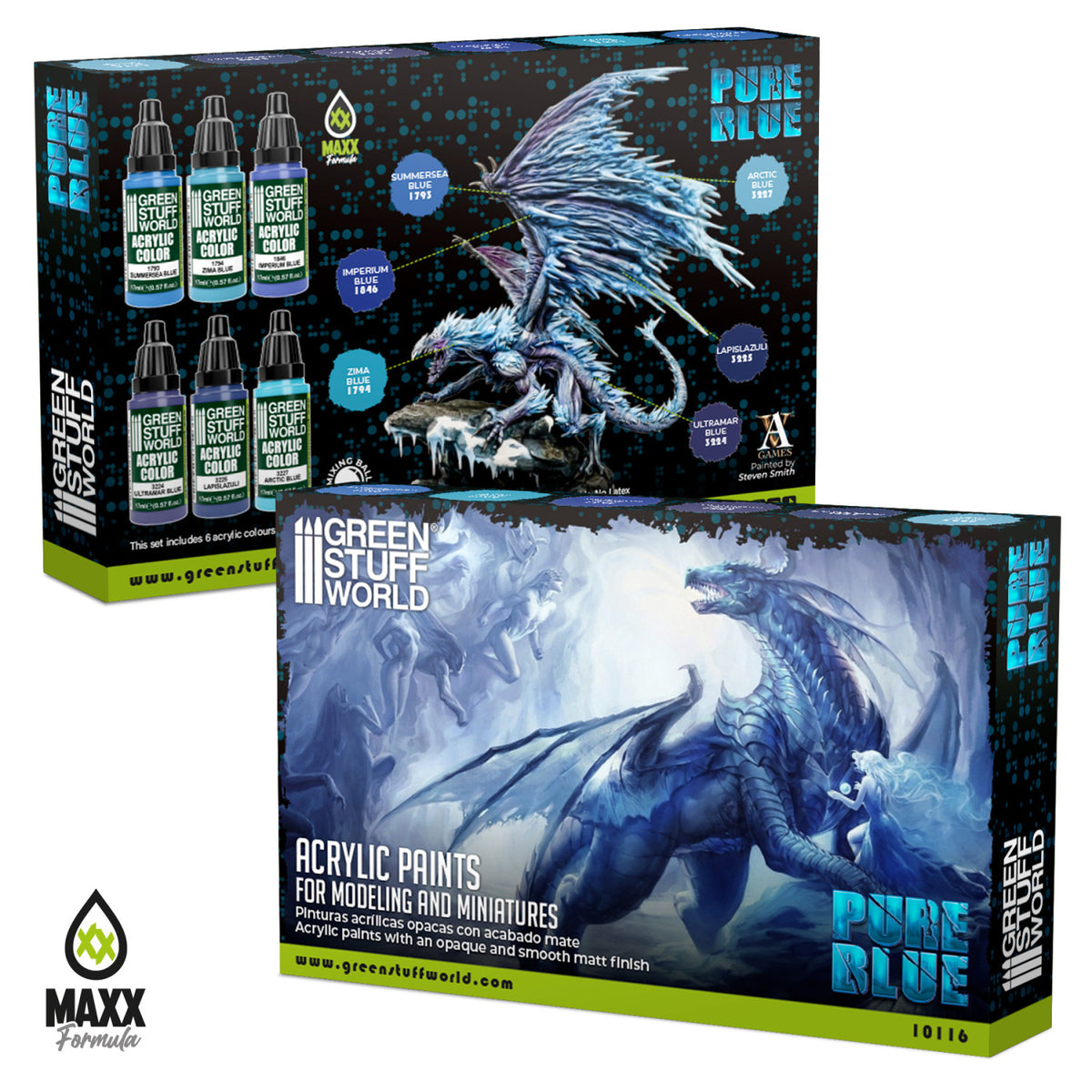 Paint Set - Pure Blue | Set Akrilnih Boja x6