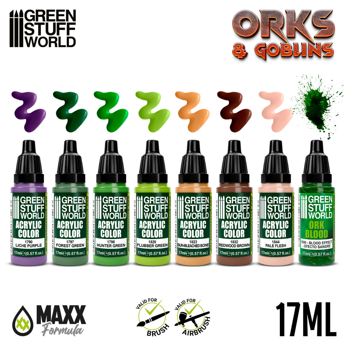 Paint Set - Orcs and Goblins | Set Akrilnih Boja x8