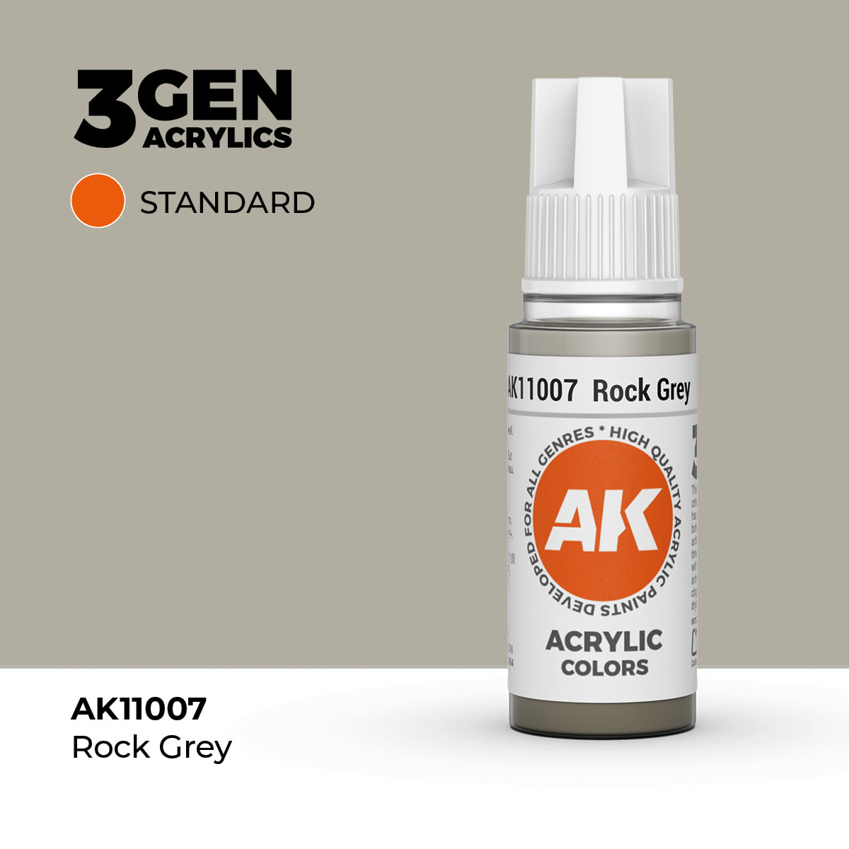AK Interactive Rock Grey 17ml - 3rd Gen Akrilna Boja AK11007