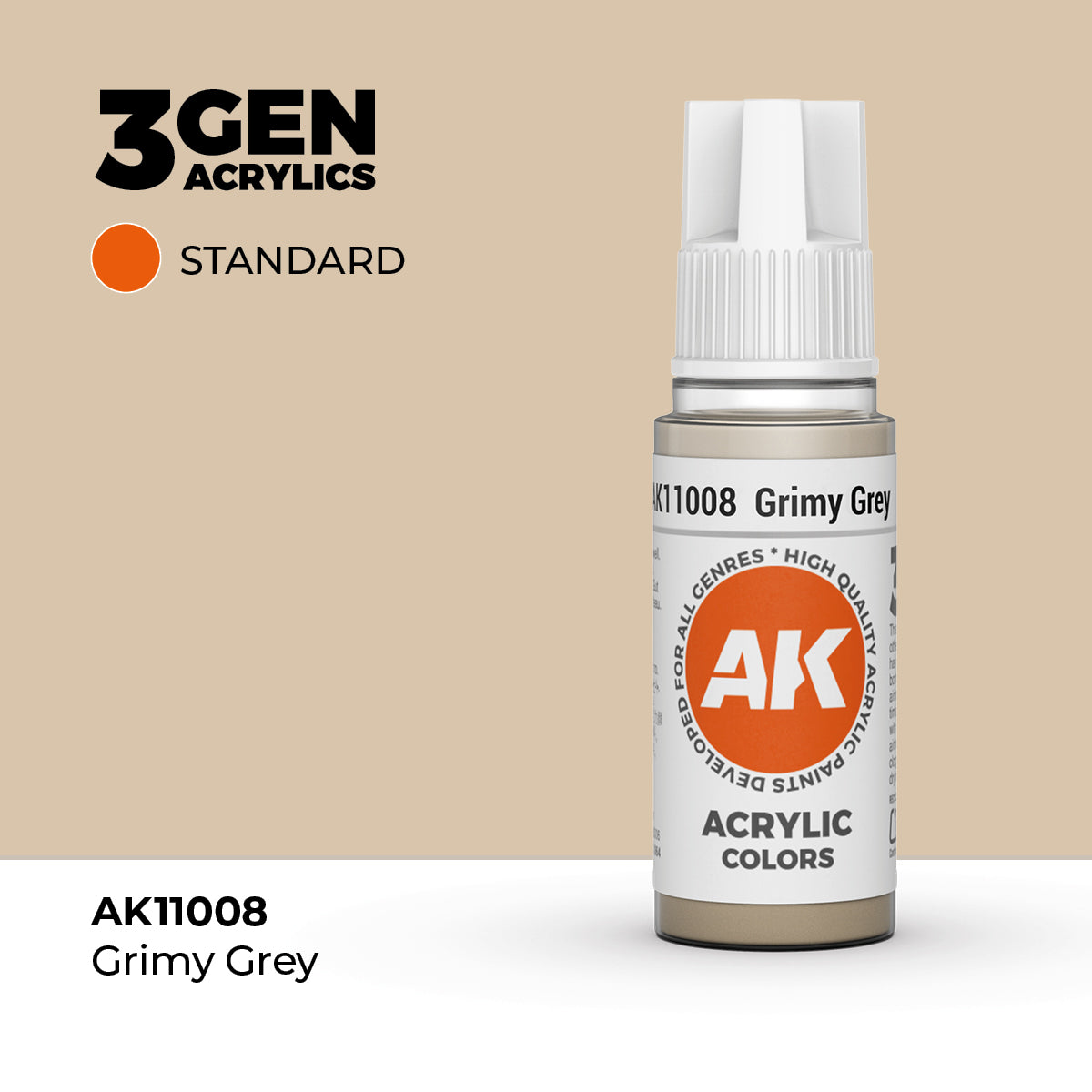 AK Interactive Grimy Grey 17ml - 3rd Gen Akrilna Boja AK11008