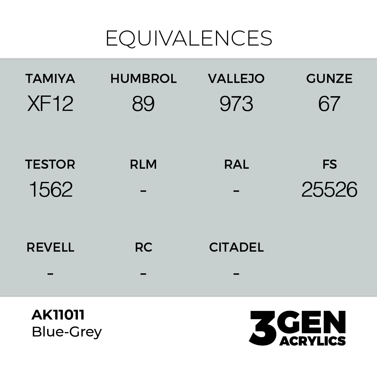 AK Interactive Blue-Grey 17ml - 3rd Gen Akrilna Boja AK11011