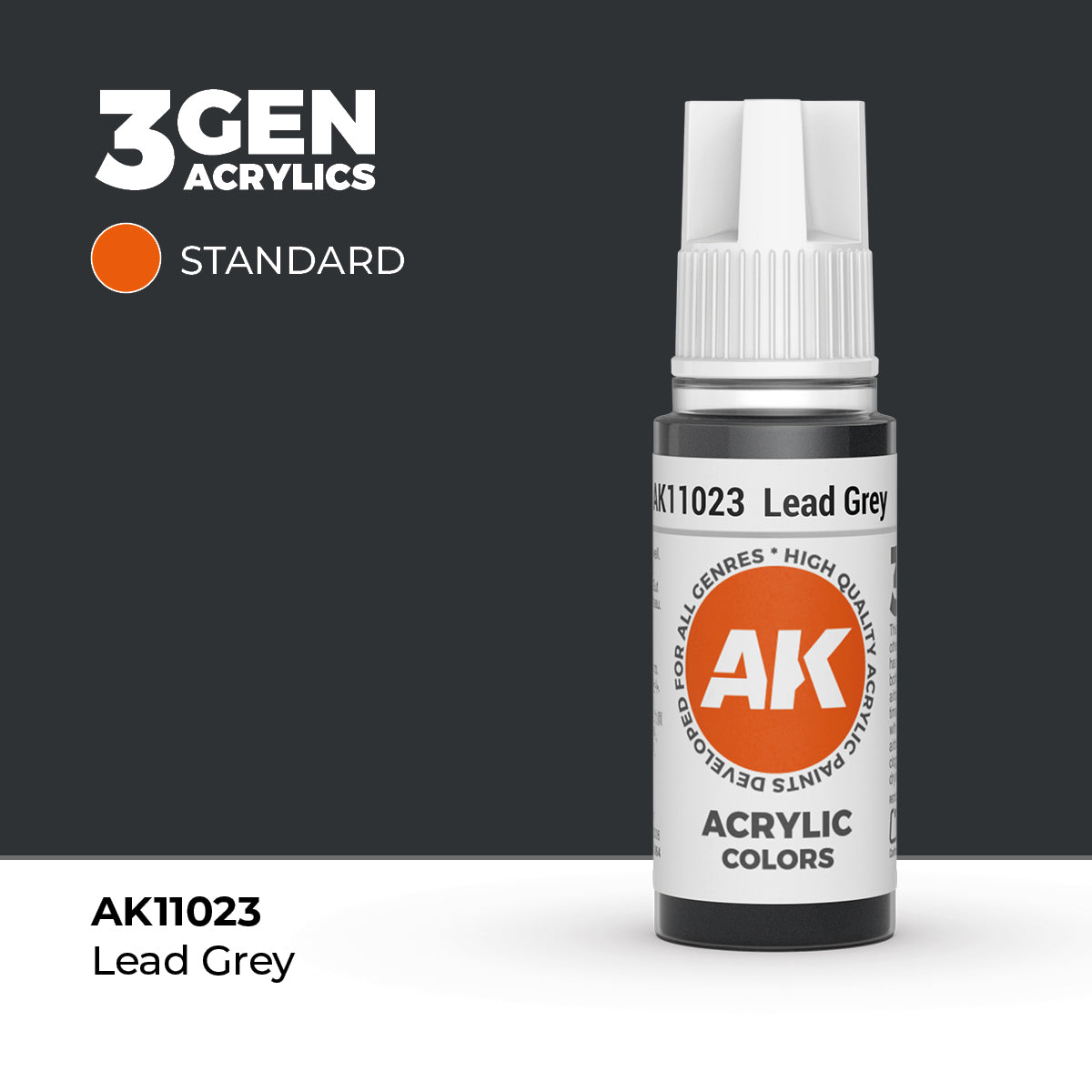 AK Interactive Lead Grey 17ml - 3rd Gen Akrilna Boja AK11023