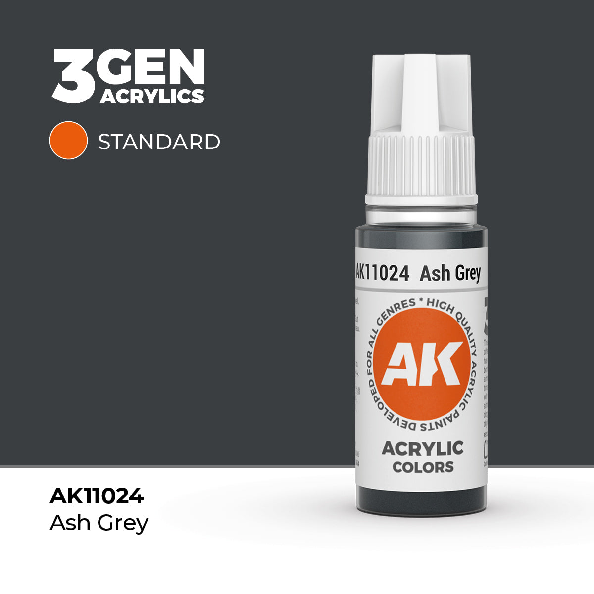 AK Interactive Ash Grey 17ml - 3rd Gen Akrilna Boja AK11024