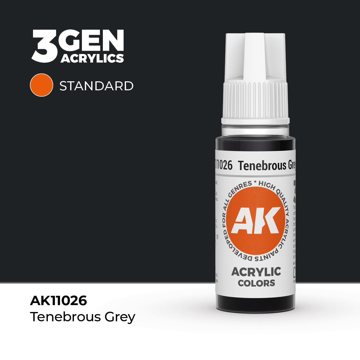 AK Interactive Tenebrous Grey 17ml - 3rd Gen Akrilna Boja AK11026