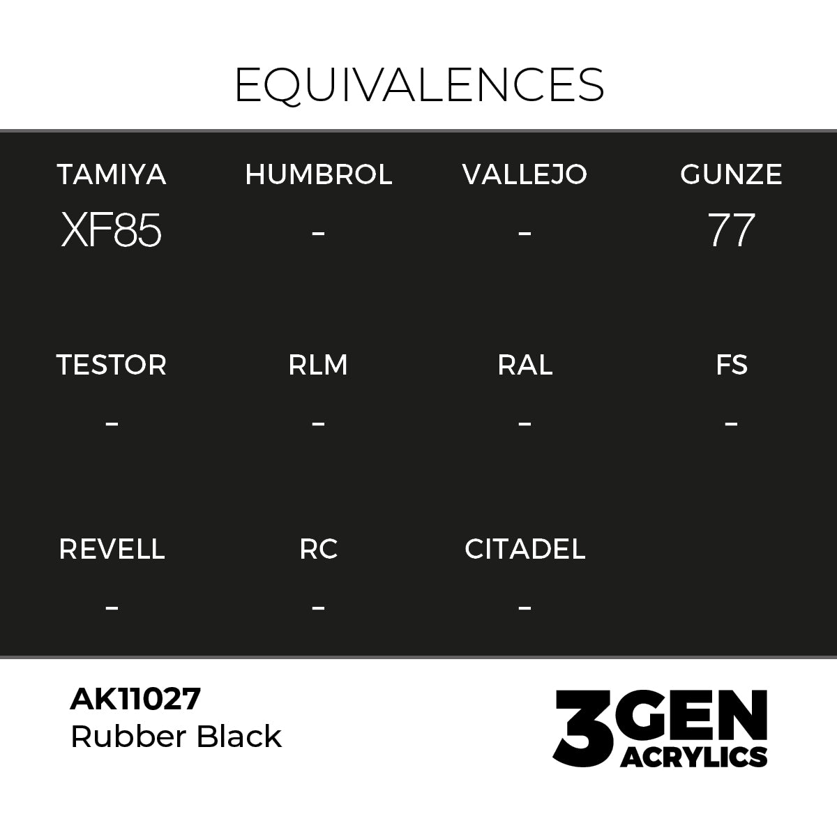 AK Interactive Rubber Black 17ml - 3rd Gen Akrilna Boja AK11027