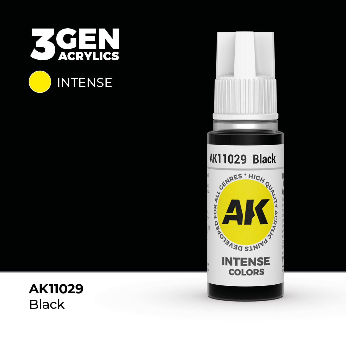 AK Interactive BLACK - INTENSE AK11029 - front