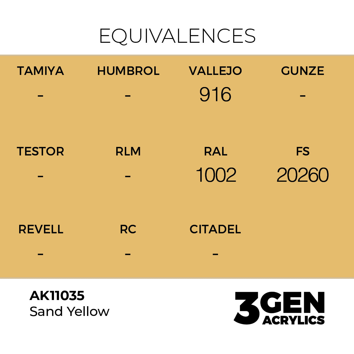 AK Interactive Sand Yellow 17ml - 3rd Gen Akrilna Boja AK11035