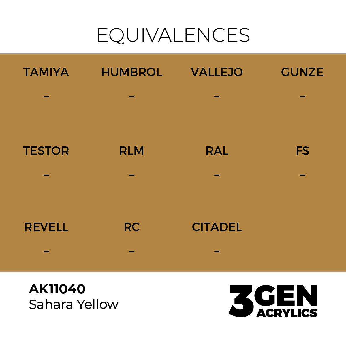 AK Interactive Sahara Yellow 17ml - 3rd Gen Akrilna Boja AK11040