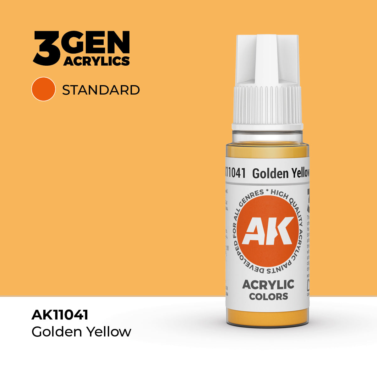 AK Interactive Golden Yellow 17ml - 3rd Gen Akrilna Boja AK11041