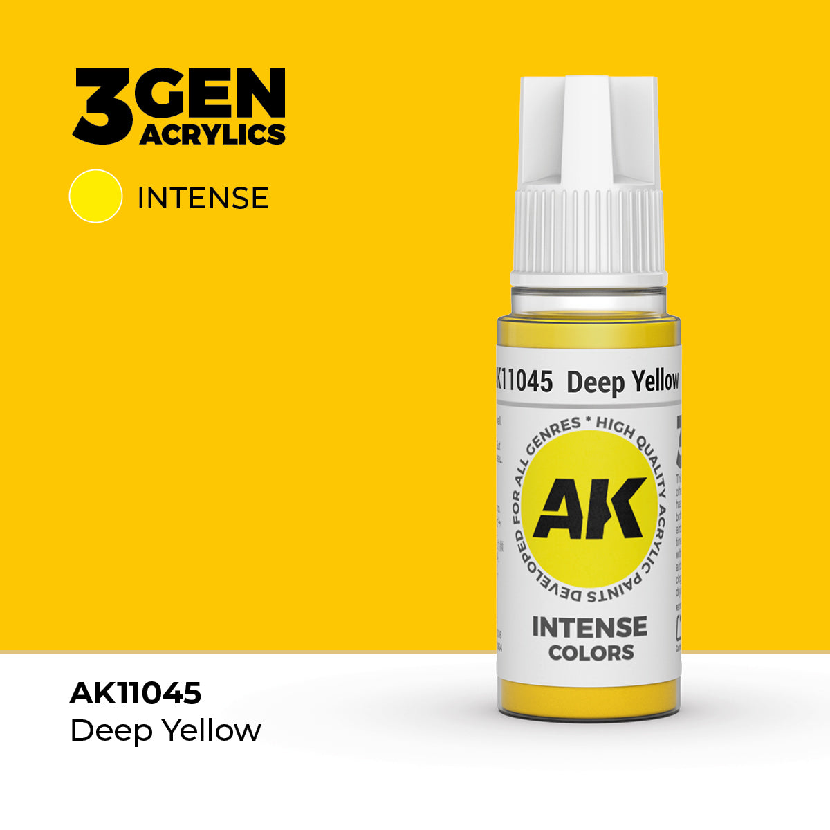 AK Interactive Deep Yellow 17ml - 3rd Gen Akrilna Boja AK11045