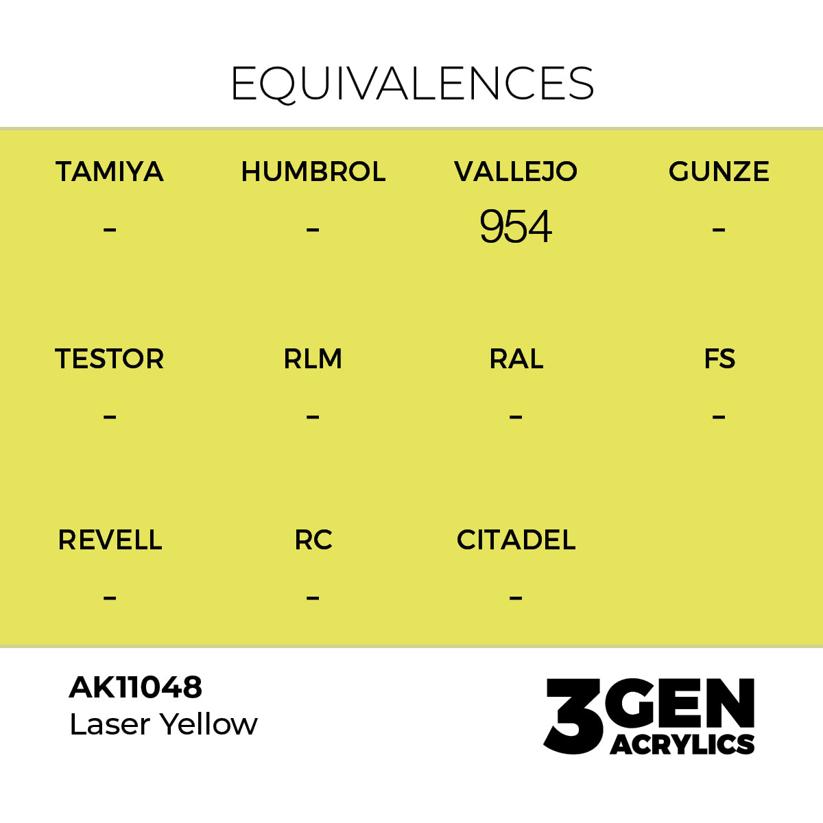 AK Interactive Laser Yellow 17ml - 3rd Gen Akrilna Boja AK11048
