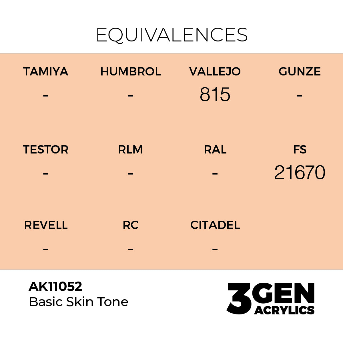 AK Interactive Basic Skin Tone 17ml - 3rd Gen Akrilna Boja AK11052
