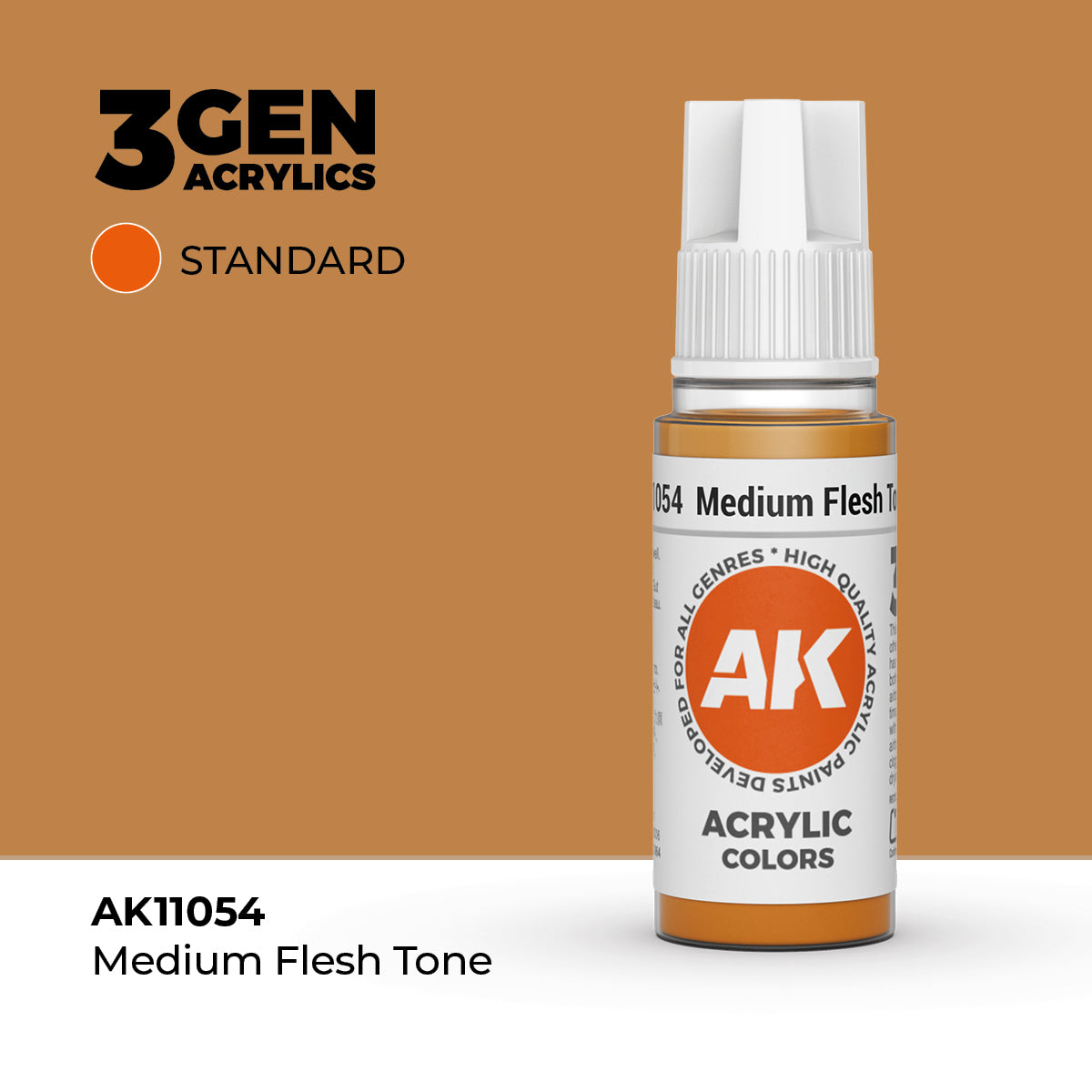 AK Interactive Medium Flesh Tone 17ml - 3rd Gen Akrilna Boja AK11054