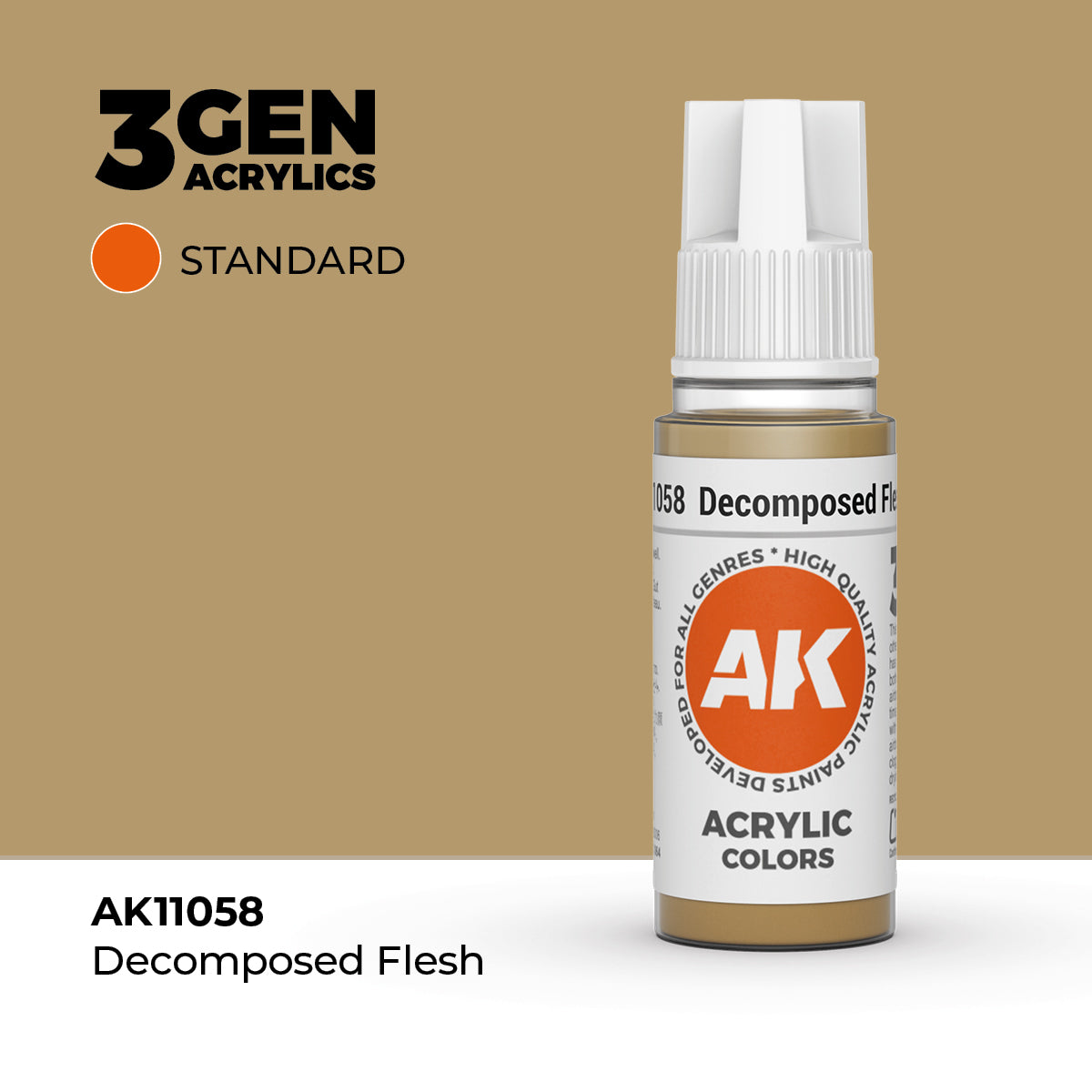 AK Interactive Decomposed Flesh 17ml - 3rd Gen Akrilna Boja AK11058 - front