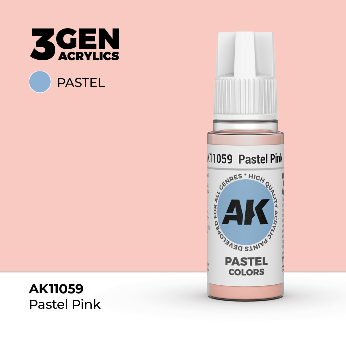 AK Interactive Pastel Pink 17ml - 3rd Gen Akrilna Boja AK11059