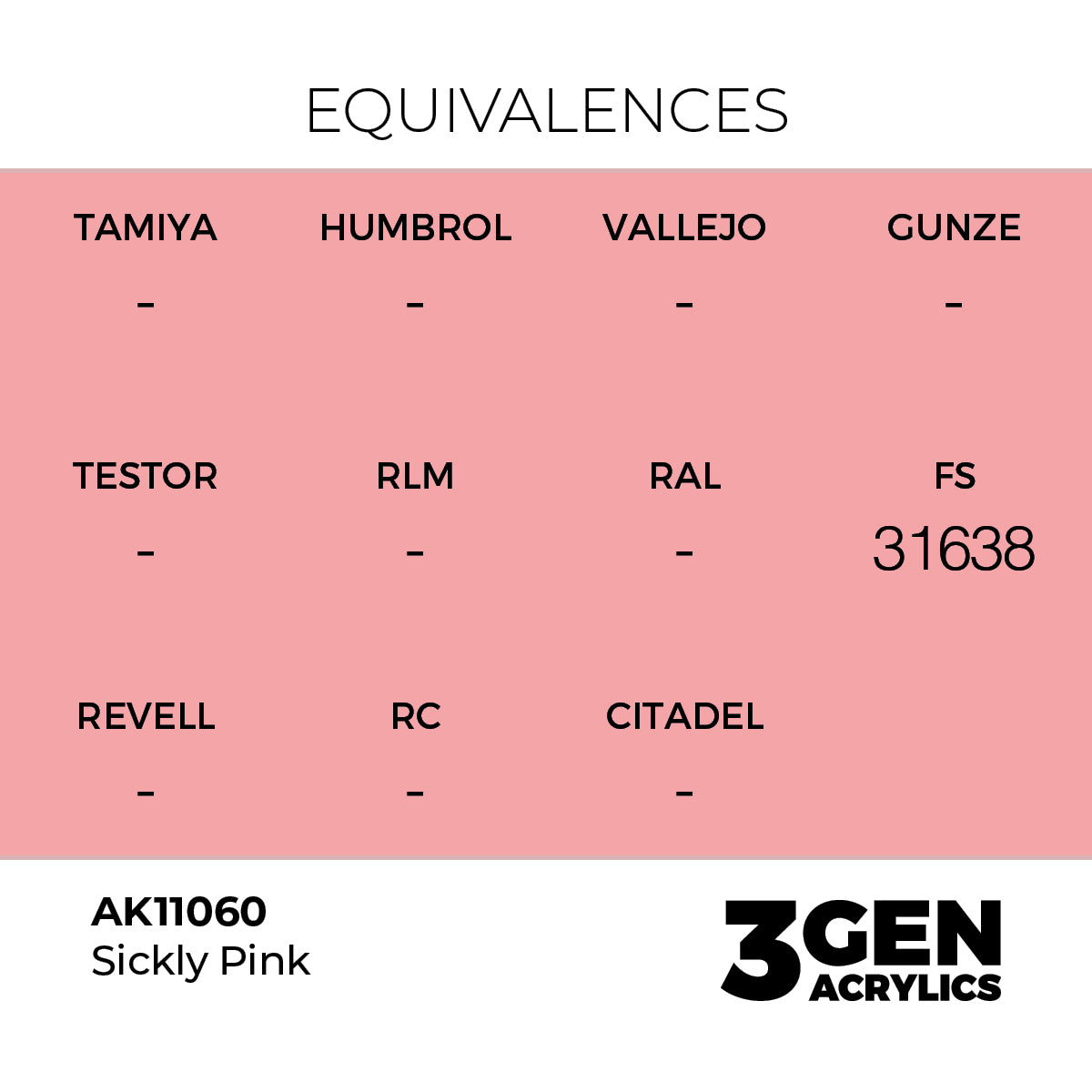 AK Interactive Sickly Pink 17ml - 3rd Gen Akrilna Boja AK11060