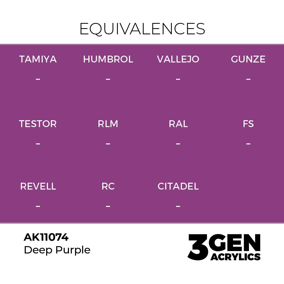 AK Interactive Deep Purple 17ml - 3rd Gen Akrilna Boja AK11074
