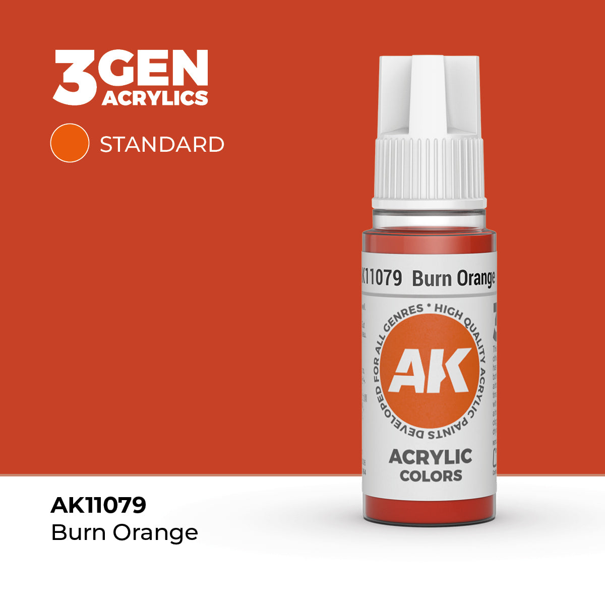 AK Interactive Burn Orange 17ml - 3rd Gen Akrilna Boja AK11079