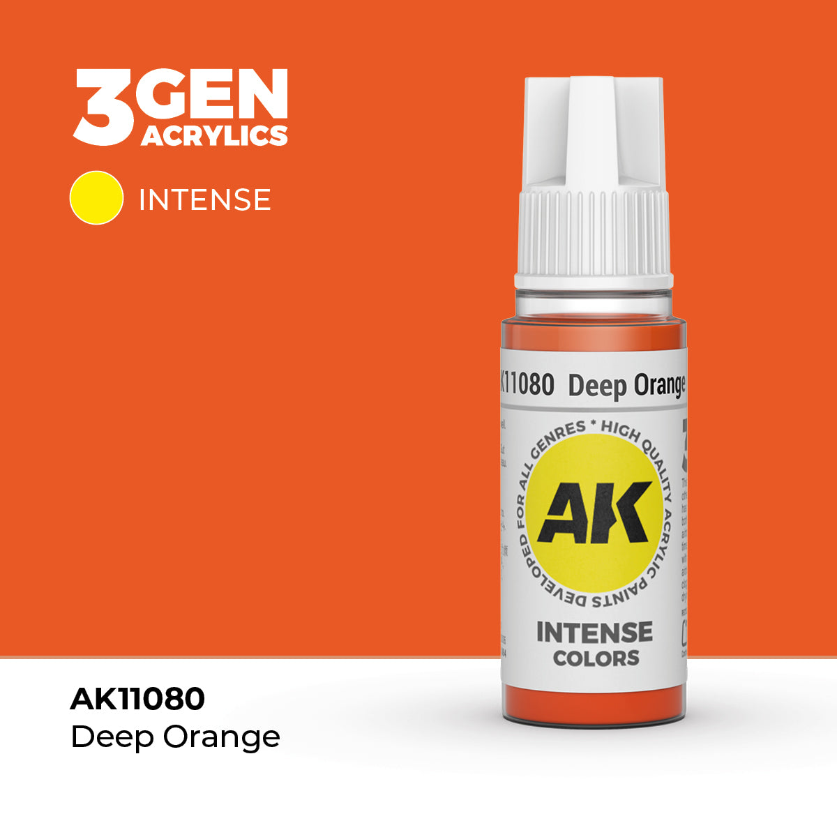 AK Interactive Deep Orange 17ml - 3rd Gen Akrilna Boja AK11080