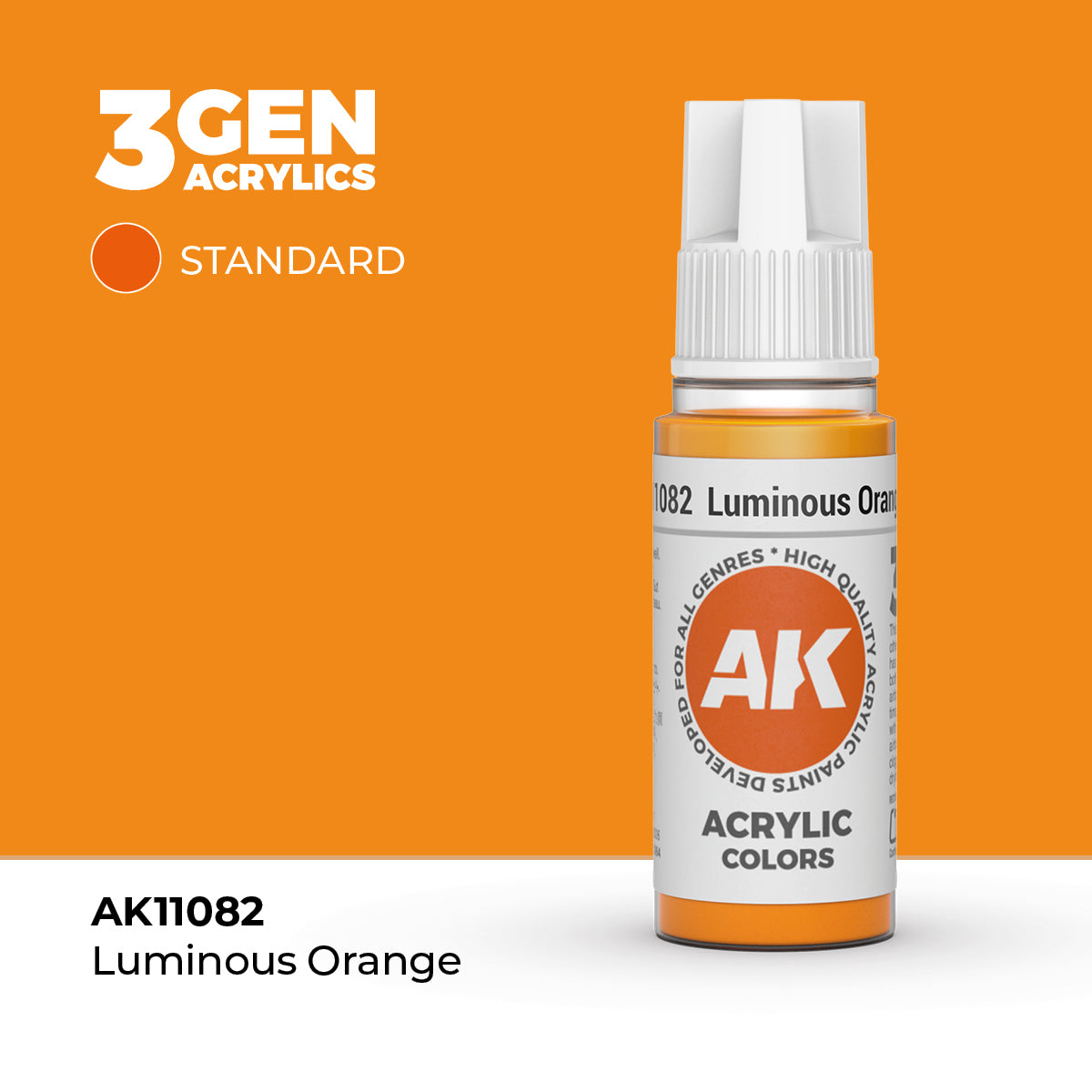 AK Interactive Luminous Orange 17ml - 3rd Gen Akrilna Boja AK11082
