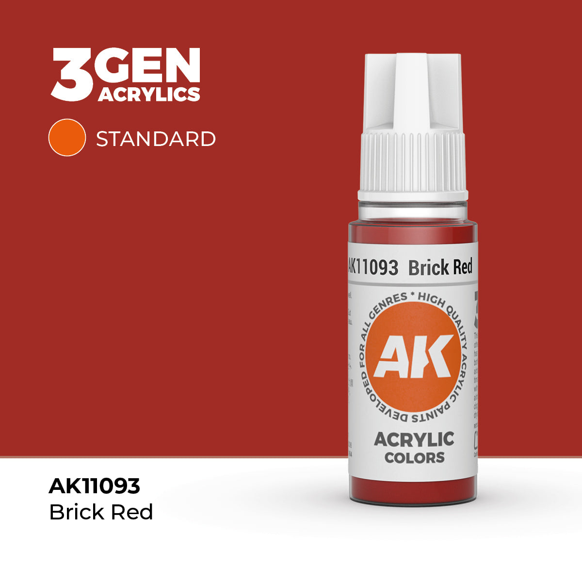 AK Interactive Brick Red 17ml - 3rd Gen Akrilna Boja AK11093
