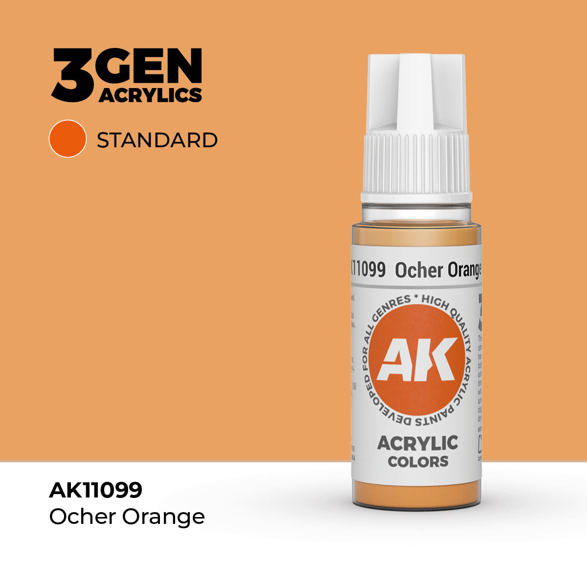AK Interactive Ocher Orange 17ml - 3rd Gen Akrilna Boja AK11099