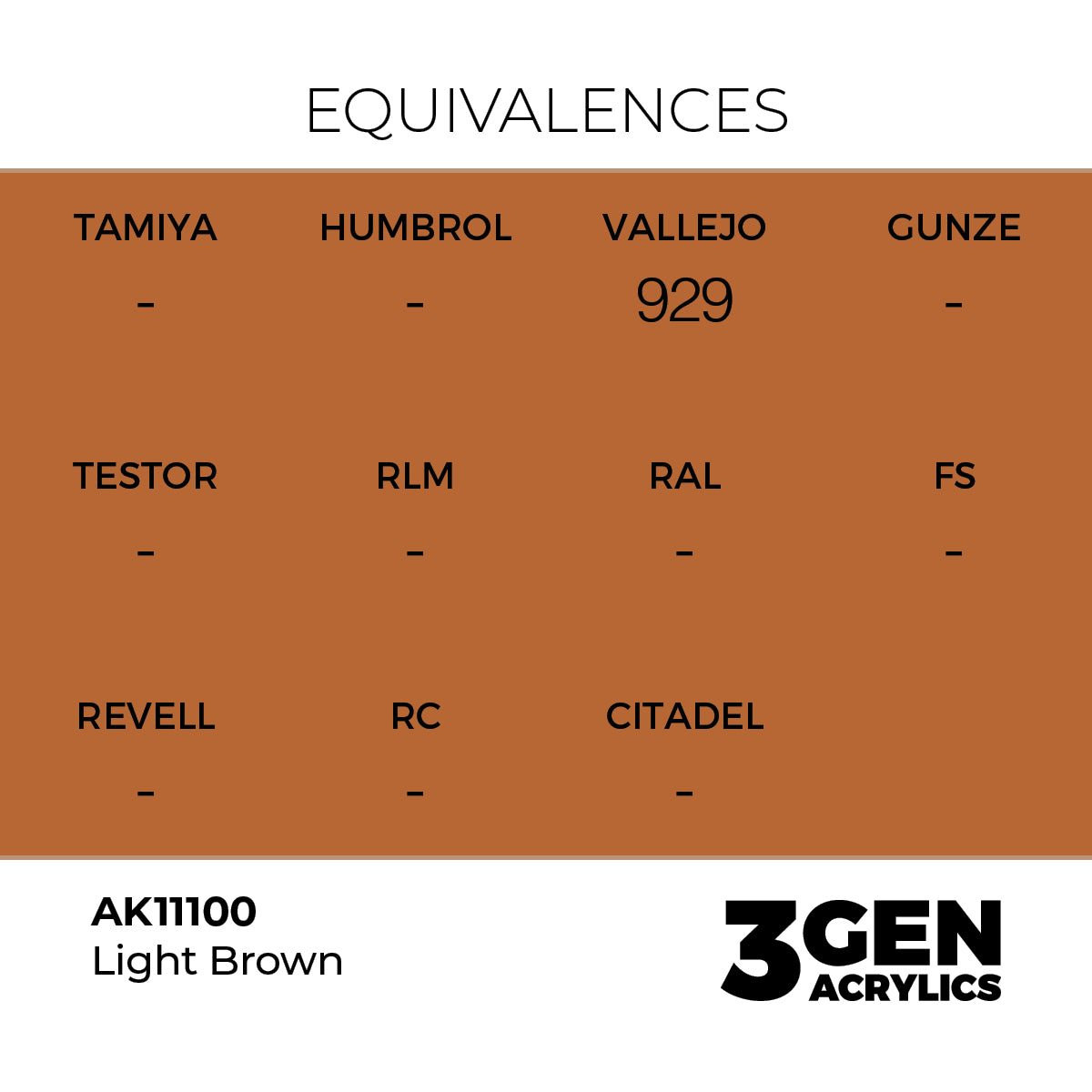 AK Interactive Light Brown 17ml - 3rd Gen Akrilna Boja AK11100