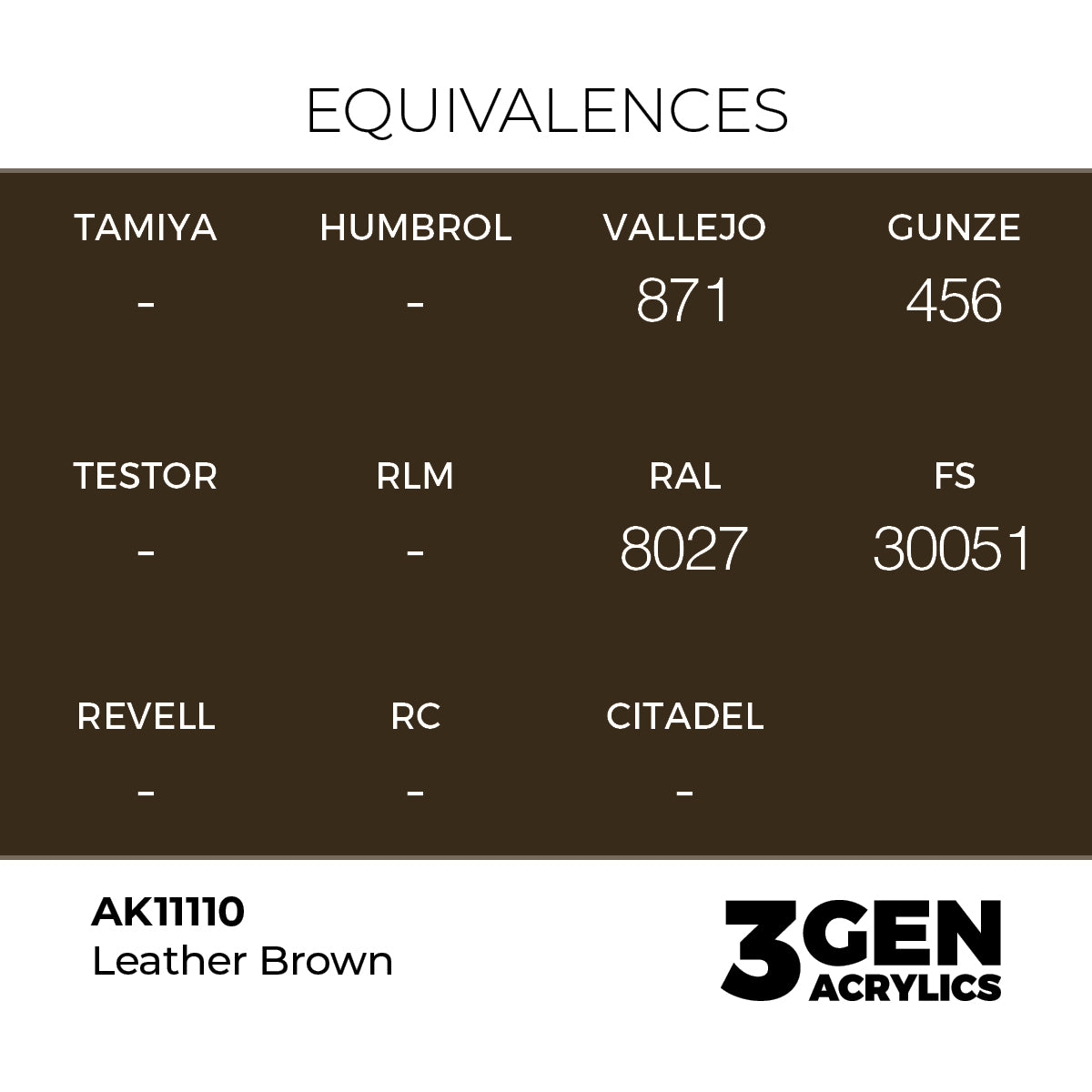 AK Interactive Leather Brown 17ml - 3rd Gen Akrilna Boja AK11110