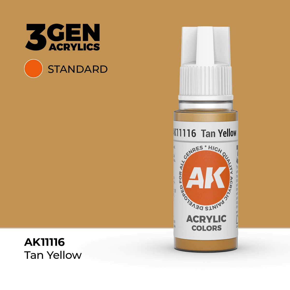 AK Interactive Tan Yellow 17ml - 3rd Gen Akrilna Boja AK11116