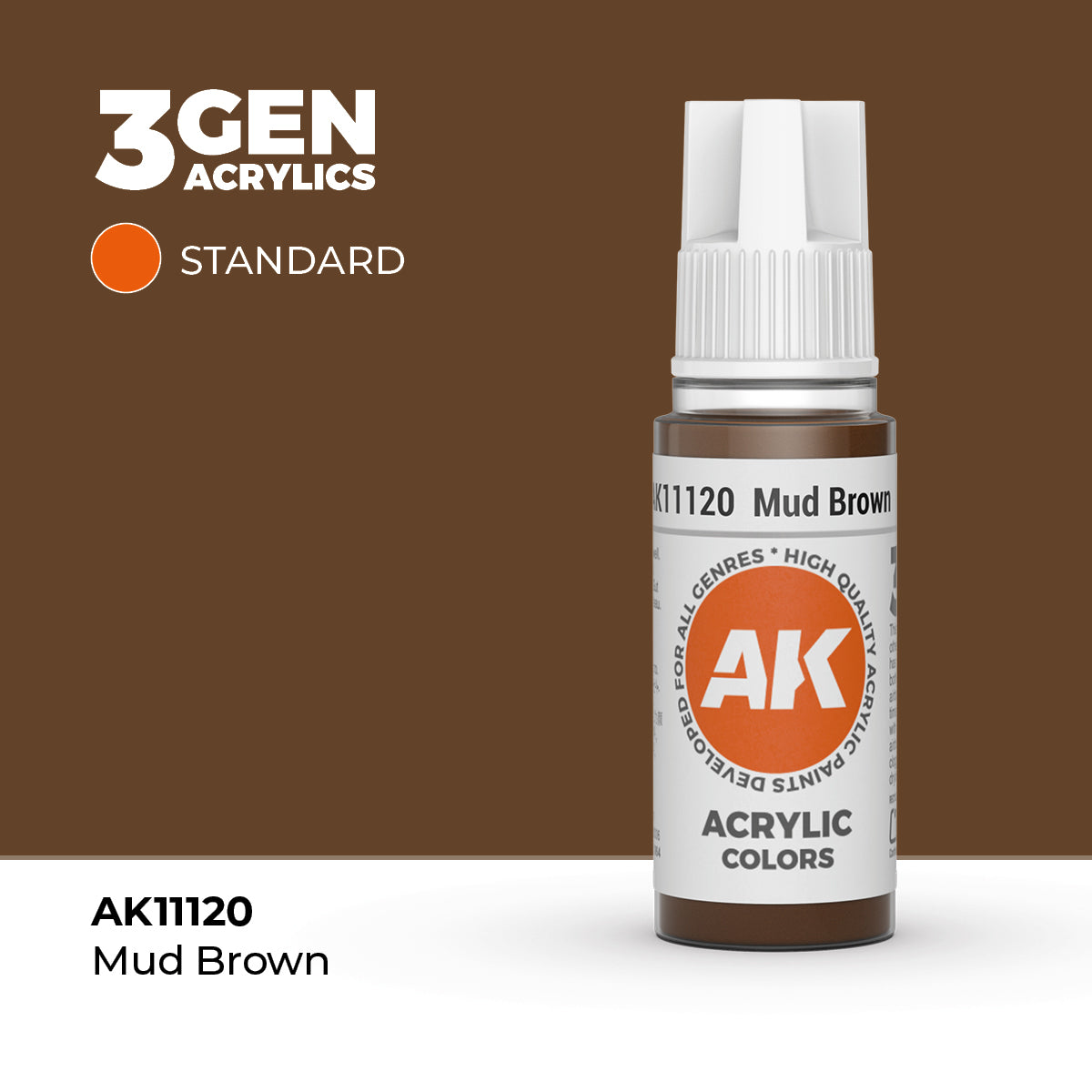 AK Interactive Mud Brown 17ml - 3rd Gen Akrilna Boja AK11120
