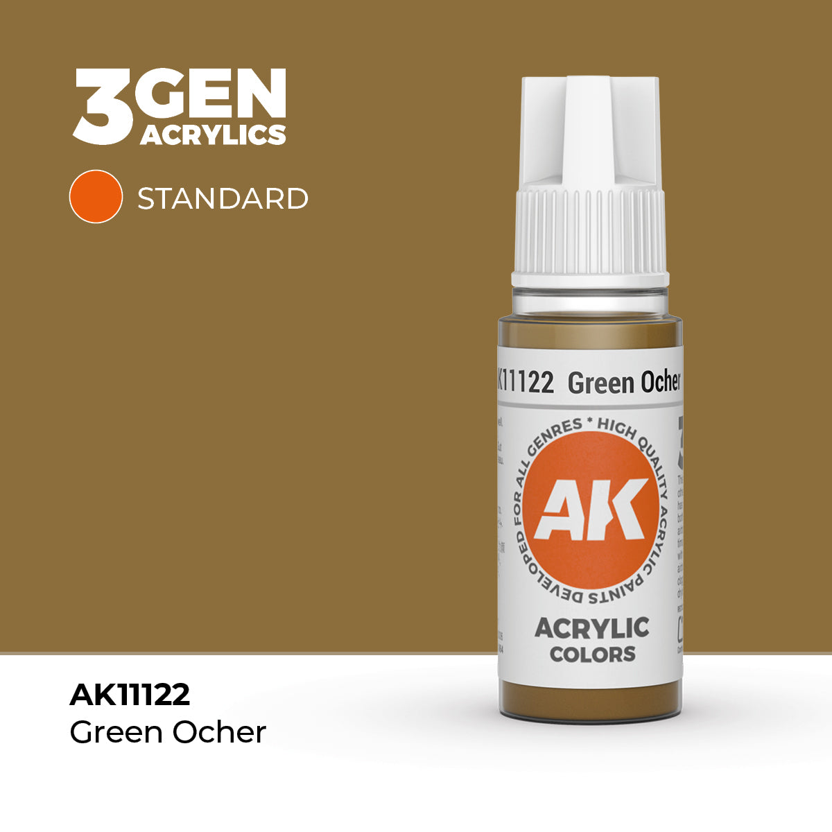 AK Interactive Green Ocher 17ml - 3rd Gen Akrilna Boja AK11122