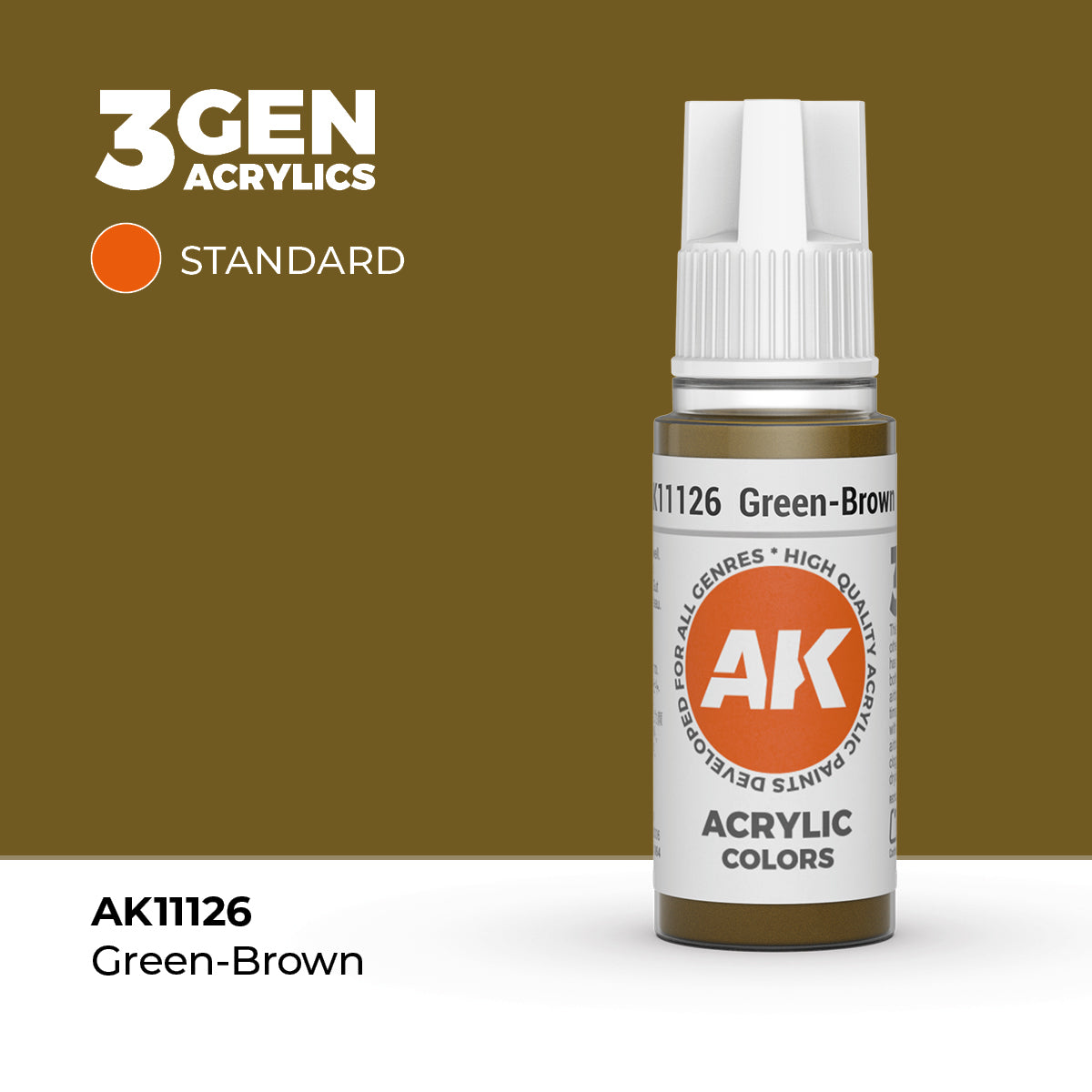AK Interactive Green-Brown 17ml - 3rd Gen Akrilna Boja AK11126