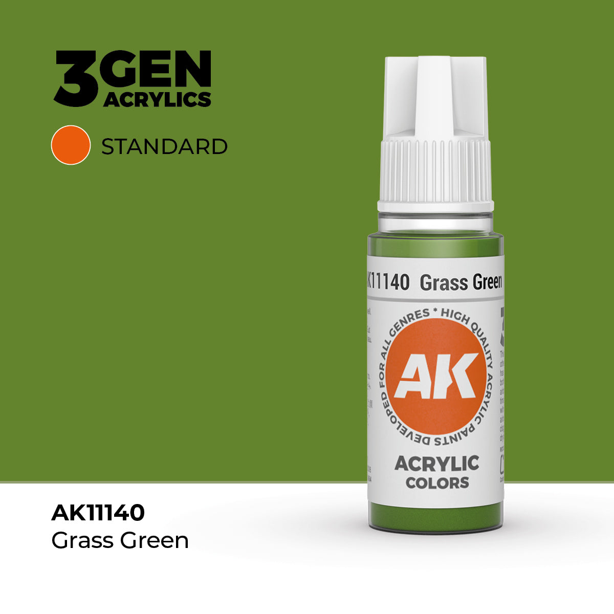 AK Interactive Grass Green 17ml - 3rd Gen Akrilna Boja AK11140
