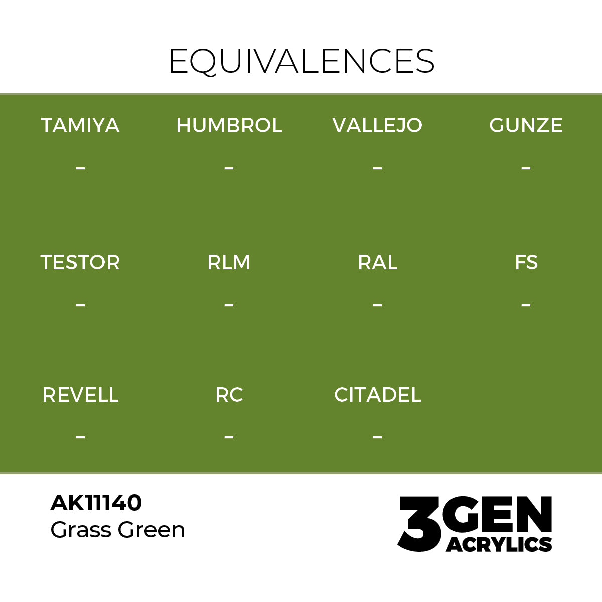 AK Interactive Grass Green 17ml - 3rd Gen Akrilna Boja AK11140