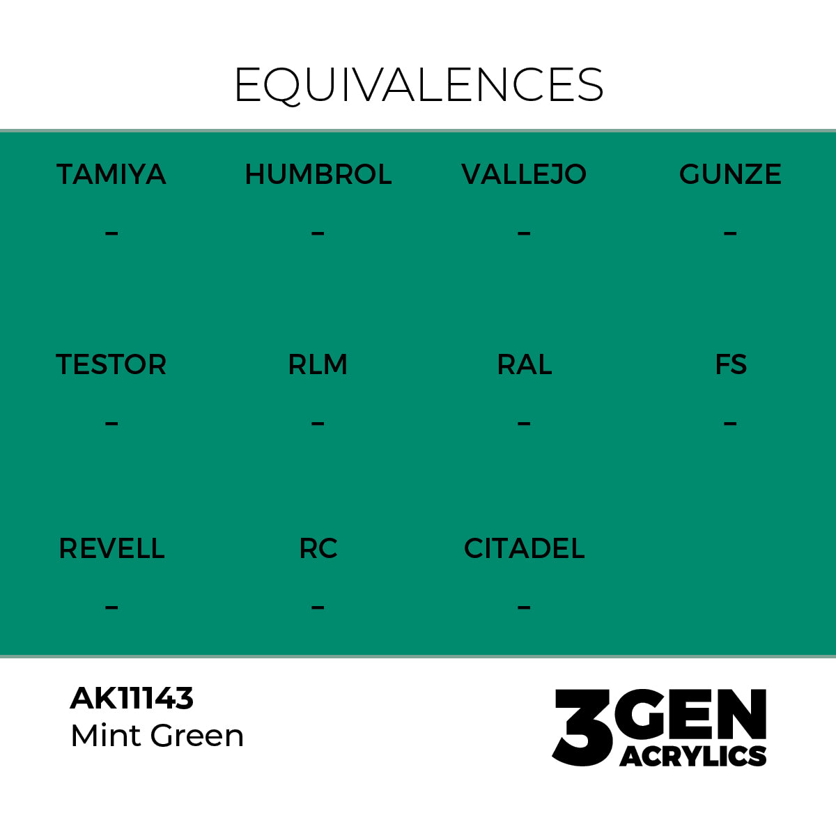 AK Interactive Mint Green 17ml - 3rd Gen Akrilna Boja AK11143