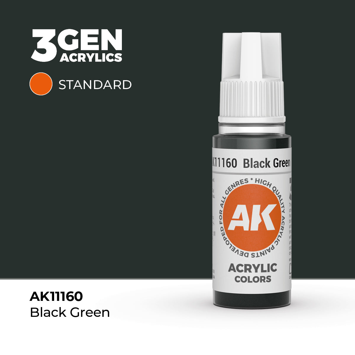 AK Interactive Black Green 17ml - 3rd Gen Akrilna Boja AK11160