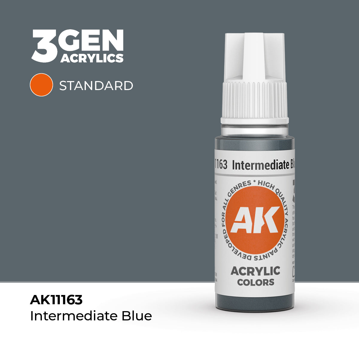 AK Interactive Intermediate Blue 17ml - 3rd Gen Akrilna Boja AK11163