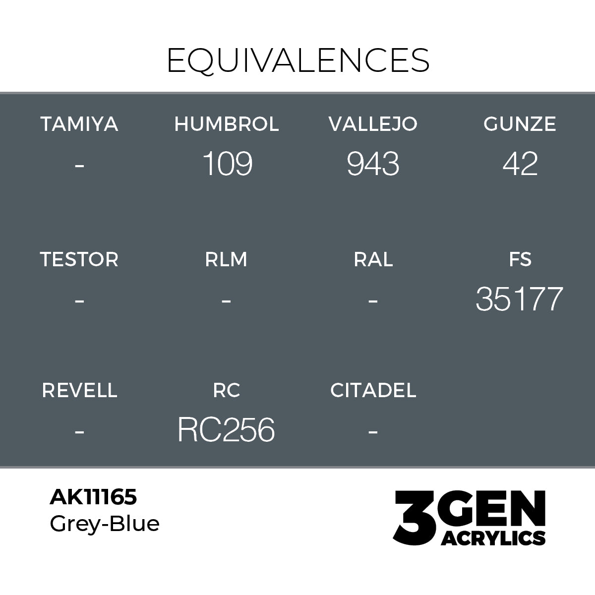 AK Interactive Grey-Blue 17ml - 3rd Gen Akrilna Boja AK11165