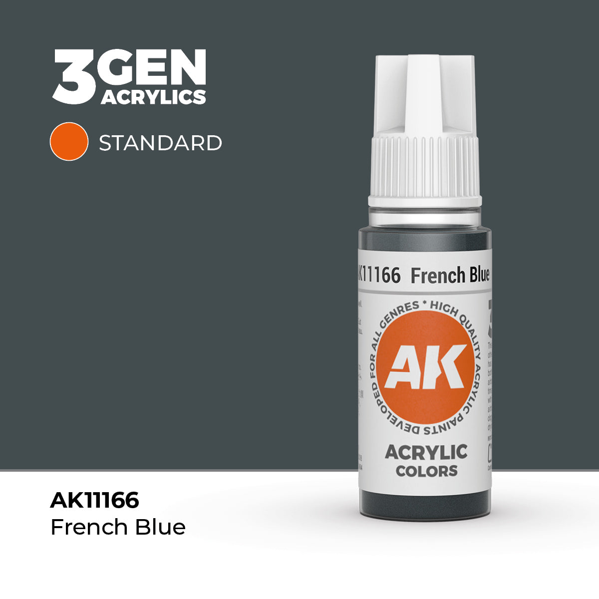 AK Interactive French Blue – 17ml - 3rd Gen Akrilna Boja AK11166 - front