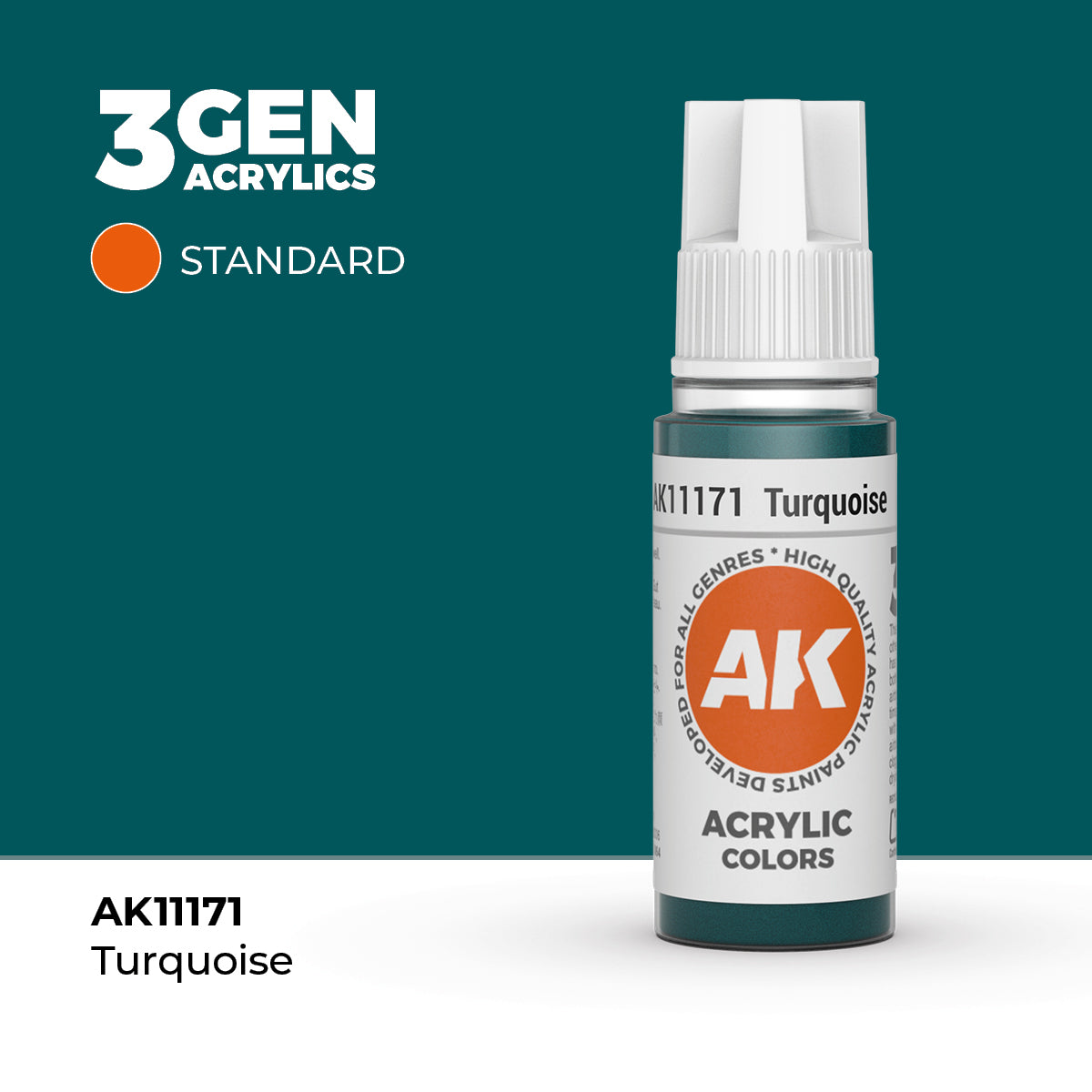 AK Interactive Turquoise 17ml - 3rd Gen Akrilna Boja AK11171