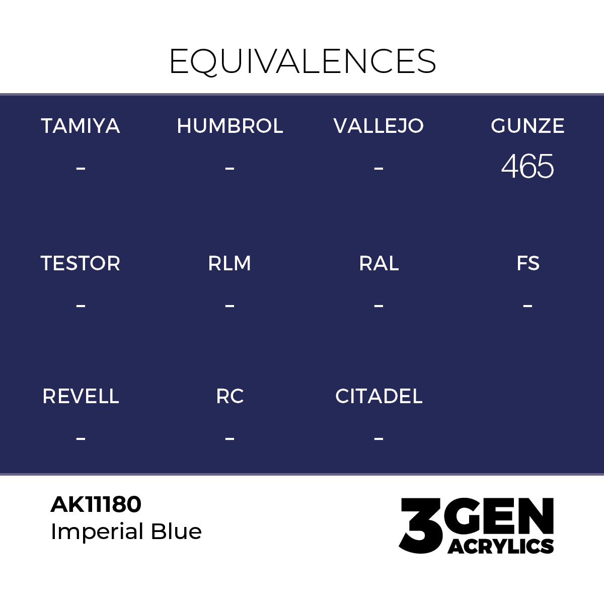AK Interactive Imperial Blue 17ml - 3rd Gen Akrilna Boja AK11180