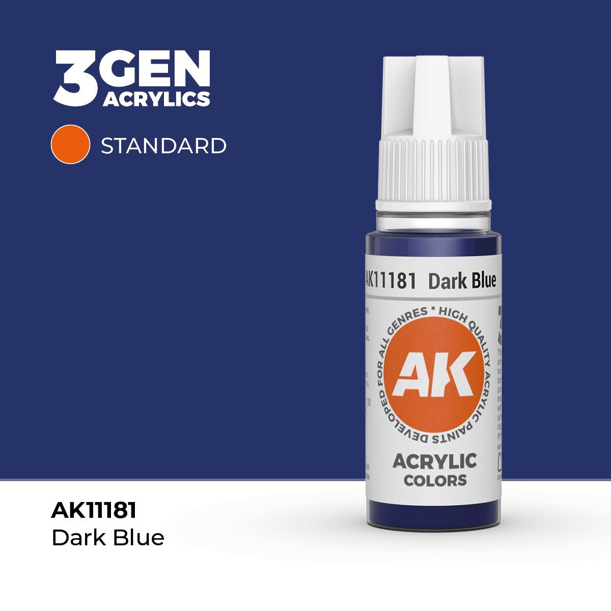 AK Interactive Dark Blue 17ml - 3rd Gen Akrilna Boja AK11181