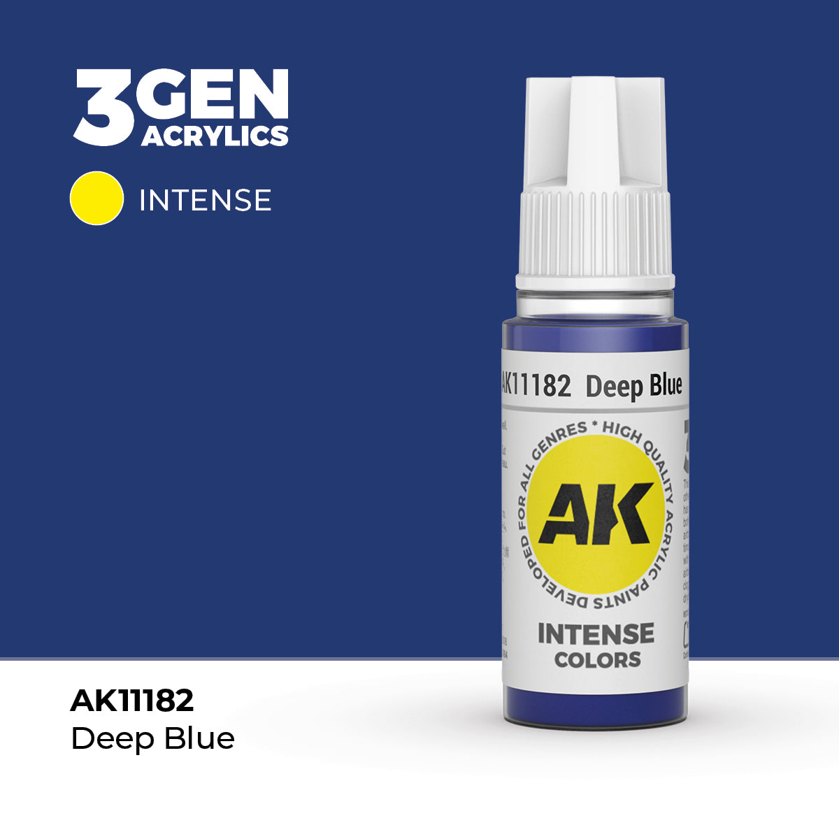 AK Interactive DEEP BLUE – INTENSE AK11182 - front